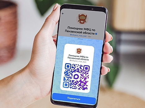 Сервисом «Помощник МФЦ по Пензенской области» в Max воспользовались около 17 тыс. человек