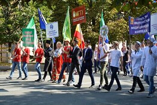 Парад российского студенчества прошел в Майкопе
