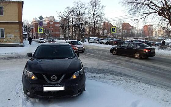 В центре Рязани Nissan сбил 11-летнего мальчика