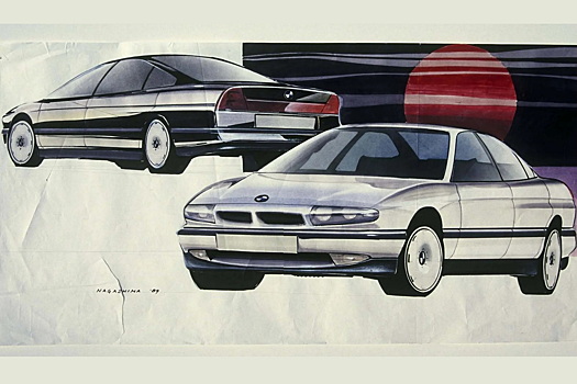 BMW показала ранние эскизы 5-Series E39