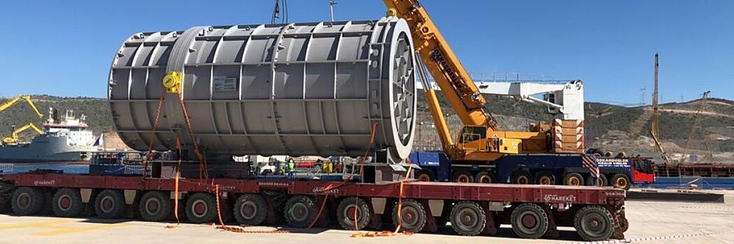 Рускон совместно с ГК «Росатом» доставил оборудование для строящейся турецкой АЭС «Аккую»
