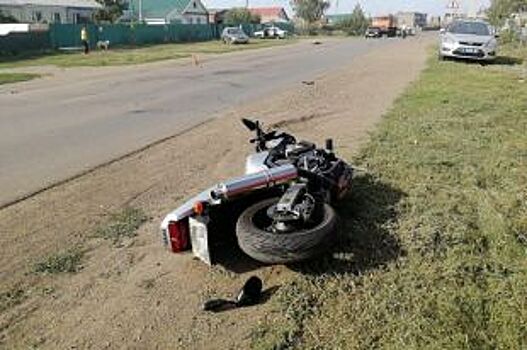 В Башкирии произошло ДТП с участием мотоцикла Yamaha и ВАЗ-2111