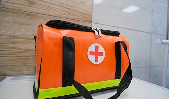 В Волгограде обломки БПЛА повредили здание больницы