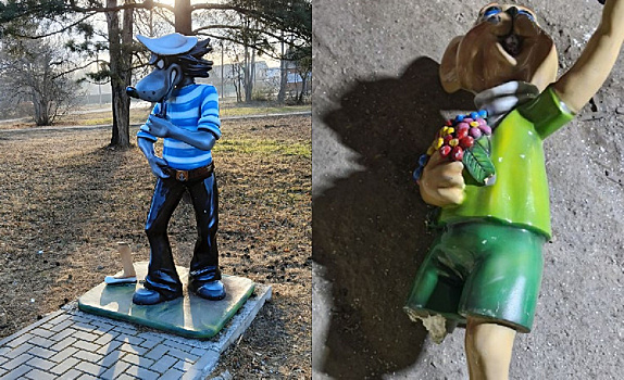 «Сумма ущерба – 620 тыс. рублей»: вандалы в Зее заплатят за уничтоженную скульптуру