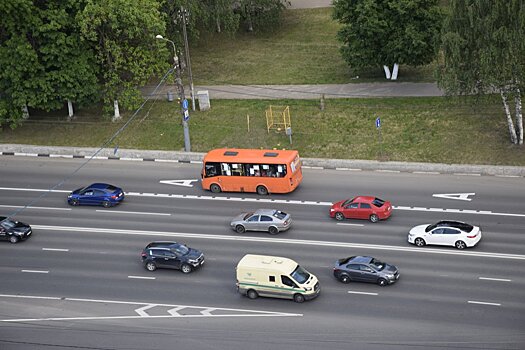 Полоса для общественного транспорта появилась на проспекте Гагарина