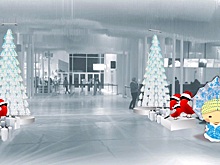 Посетители «Зарядья» смогут увидеть новогоднее оформление парка после 27 декабря