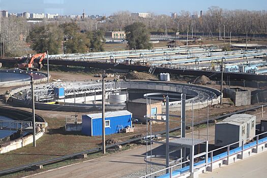 «Росводоканал Оренбург» проводит реконструкцию городских очистных сооружений канализации