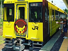 Покемон-электричку запустили в Японии