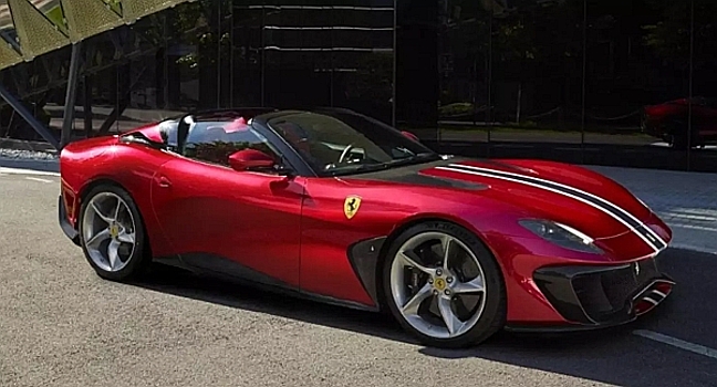 Ferrari представила уникальный переднемоторный родстер с V12