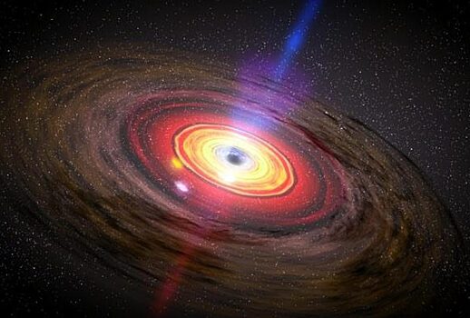 Астрономы засвидетельствовали сверхмассивную черную дыру, испускающую струи плазмы со скоростью света