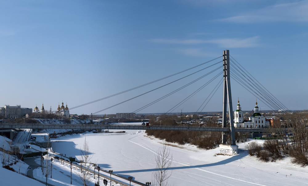 Мост Влюбленных, Тюмень, Россия, Европа