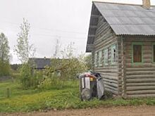 Под Холмогорами пьяный лихач влетел в бревенчатую избу
