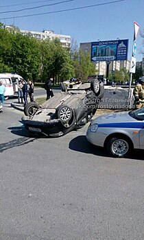 Пошел на таран: в ДТП двух иномарок пострадал ростовчанин