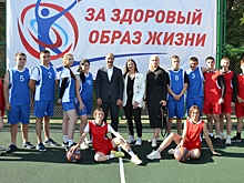 В Щиграх Курской области открылась отремонтированная спортплощадка