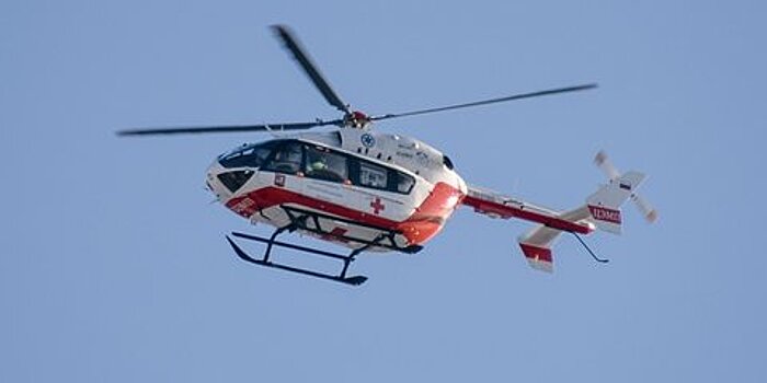 Вертолет МАЦ эвакуировал из Зеленограда двухлетнего ребенка в тяжелом состоянии в больницу Москвы