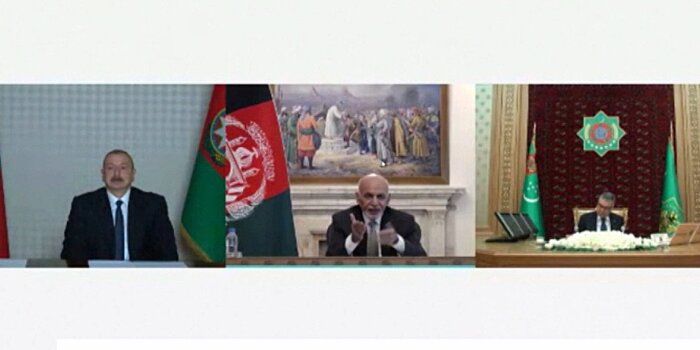 Президенты Азербайджана, Туркменистана и Афганистана провели видеовстречу