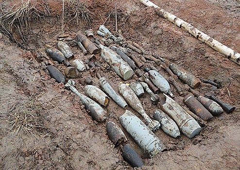 В прошлом году инженеры армейского корпуса ВВО на Сахалине обезвредили более 20 боеприпасов времён Великой Отечественной войны