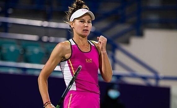 Вероника Кудерметова вышла в полуфинал теннисного турнира в Тунисе