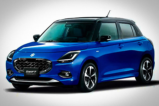 Suzuki раскрыла внешность Swift нового поколения