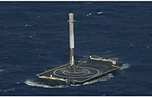 SpaceX в первый раз успешно посадила ракету Falcon 9