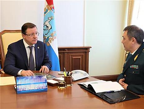 Губернатор Дмитрий Азаров встретился с начальником Самарской таможни