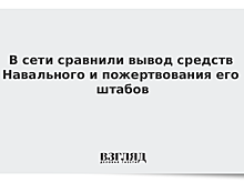 В сети сравнили вывод средств Навального и пожертвования его штабов