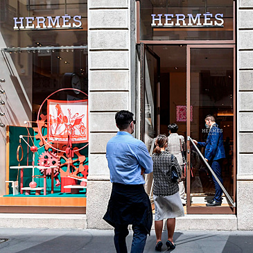 Продажи Hermès в четвёртом квартале выросли почти на четверть