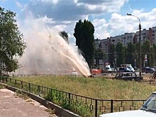 Как на Камчатке: в Воронеже появился пятиэтажный «гейзер»