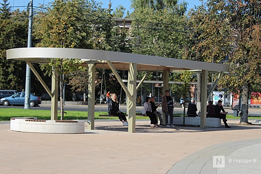 Благоустройство пяти территорий завершено в Нижнем Новгороде