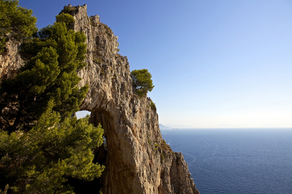 Скала Arco Naturale, Капри, Остров Капри, Италия, Европа