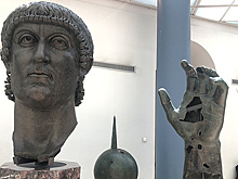 Итальянские и французские эксперты восстановили кисть статуи императора Константина