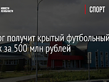 Выборг получит крытый футбольный манеж за 500 млн рублей