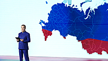 Медведев показал карту раздела Украины Россией и еще тремя странами