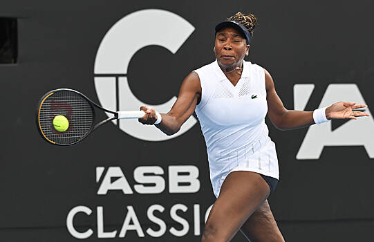 45-летняя Винус Уильямс вылетела в первом круге турнира в Хобарте