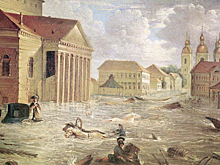 Великие наводнения: как город на Неве уходил под воду 100 и 200 лет назад