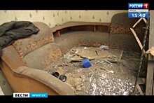 Во время капремонта дома в Нижнеудинске обрушился потолок