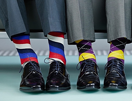 15 стильных носков с принтом дешевле 100 рублей