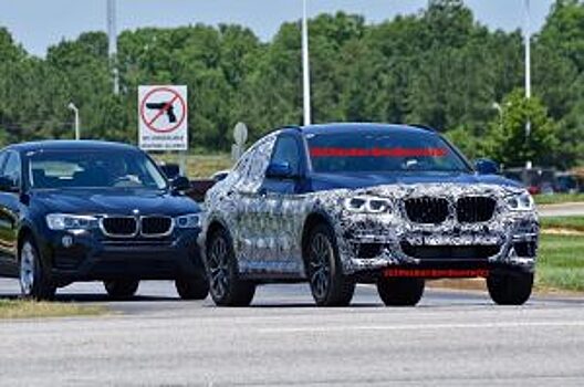 Новый BMW X4 M40i тестируют бок о бок с предшественником