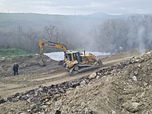 Дым с тлеющего мусорного полигона накрыл Новороссийск