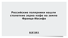 Российские полярники нашли столетние зерна кофе на земле Франца-Иосифа