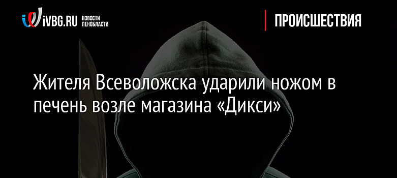 Жителя Всеволожска ударили ножом в печень возле магазина «Дикси»