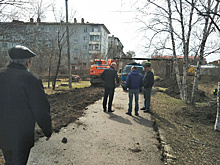 В Райчихинске в рамках нацпроекта благоустраивают сквер имени Гагарина