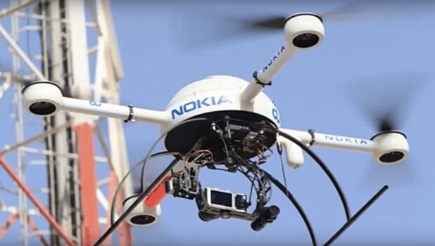 Nokia первой протестировала эвакуацию людей с помощью дронов