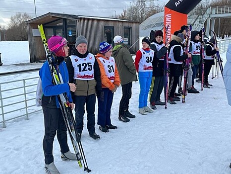 Команда СД «Обручевский» поучаствовала в городских лыжных гонках