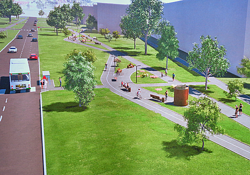 На Соколова-Соколенка проложат велодорожки и сделают зоны отдыха