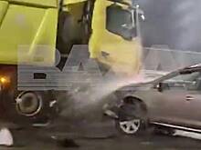 В Подмосковье из-за первого гололеда произошло массовое ДТП