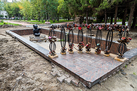 В Новосибирске фонтан «Мишка» запустят 25 апреля