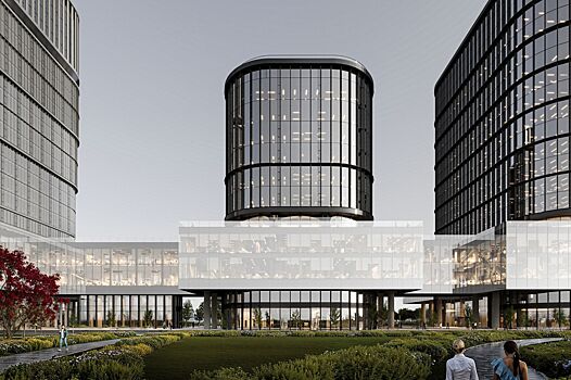 На севере столицы началось строительство офисного квартала