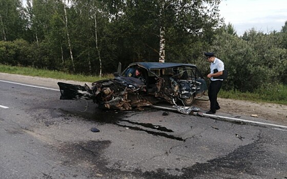 В тройном ДТП в Клепиковском районе погиб водитель «четвёрки»