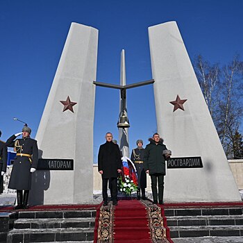 В Калужской области открыли памятник авиаторам Росгвардии